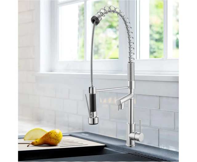 Spring Pull out Kitchen mixer tap Laundry sink Faucets Dual Spout Building Materials Gumtree