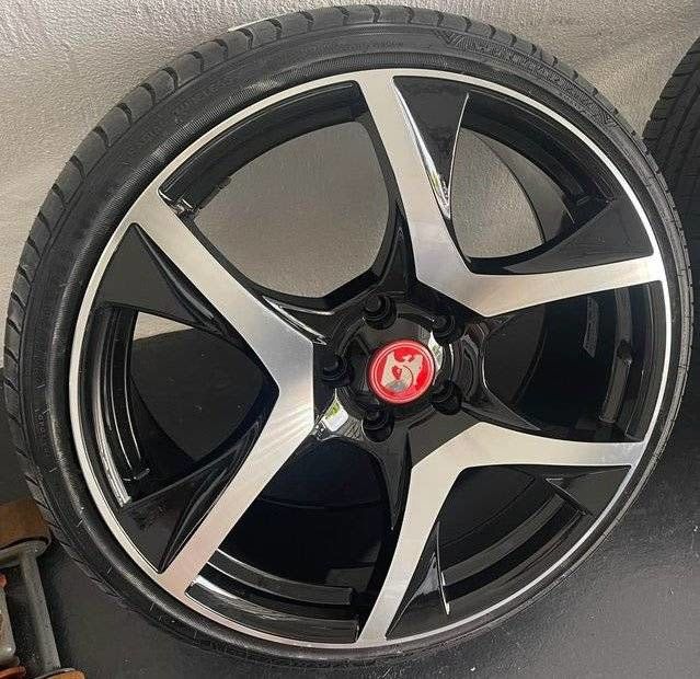 20 R8 Style Wheel & Tyre Package Suit VE, VF, VY, VZ, VL Wheels