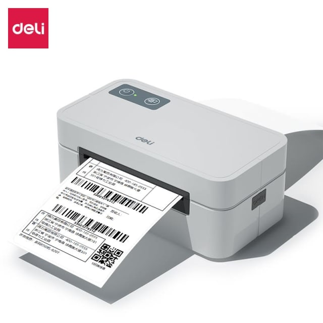 DeLi Thermal Shipping Label Printer, Thermal Label Printer Printers