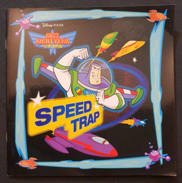 Disney Pixar Buzz Lightyear Star Command Speed Trap kids story book ...