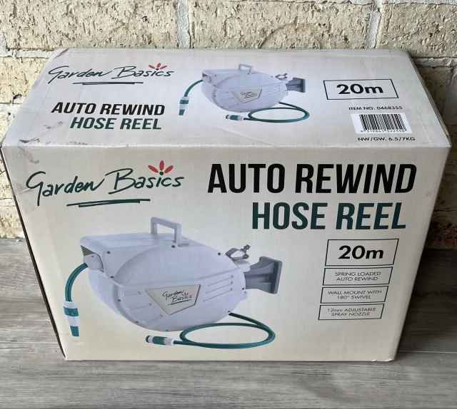 Retractable Hose Reel 20m BRAND NEW Unwanted Gift Garden Tools in