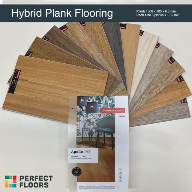 Hybrid Plank Flooring, 6.5 mm thickness, Apollo 1500 Range Building Materials Gumtree