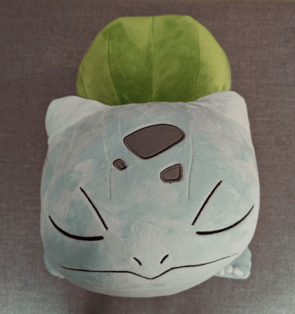 bulbasaur plush sleeping