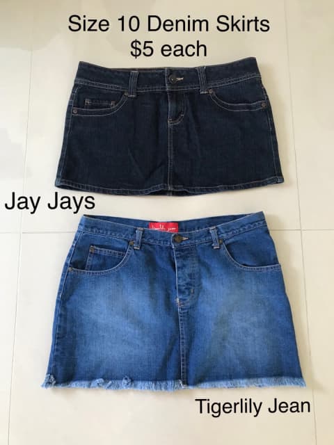 Black denim skirt outlet jay jays