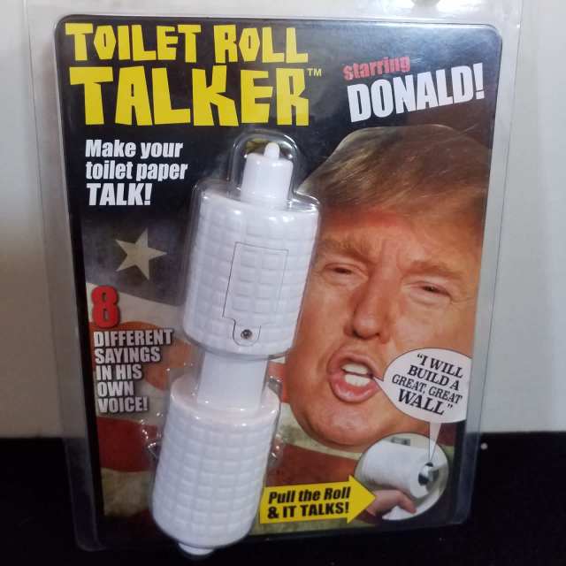 Talking toilet roll holder with Donald Trump - Miscellaneous Goods in ...