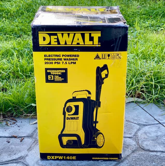 DEWALT ELECTRIC PRESSURE WASHER 2030 PSI 7.5 LPM (Brand NEW) DXPW140E