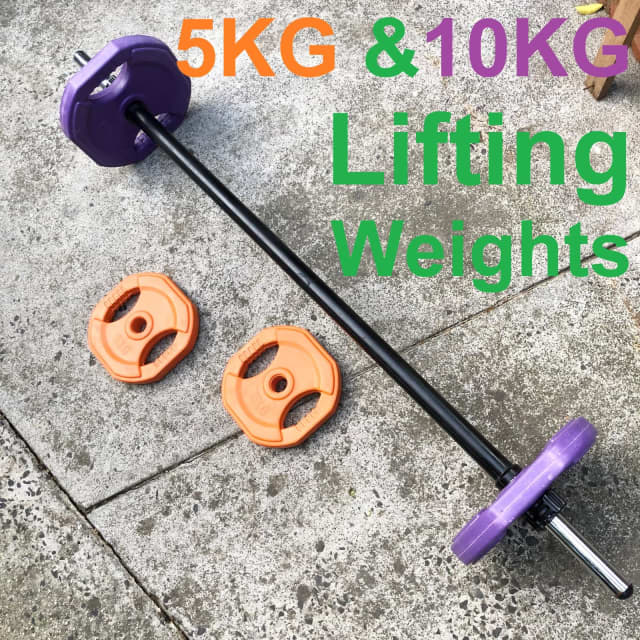 142cm Colour Aerobic Exercise Pump up Studio Barbell Weight Set 30kg