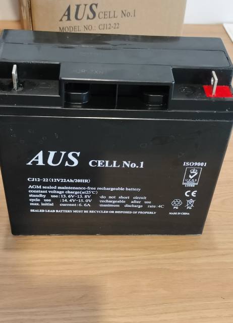 V Ah Agm Heavy Duty Deep Cycle Battery Camping Hiking In