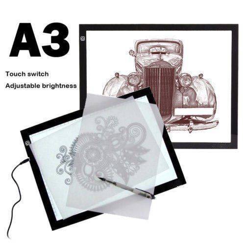 A3 LED Light Box Tracing Board Art Design Stencil Drawing Pattern Art