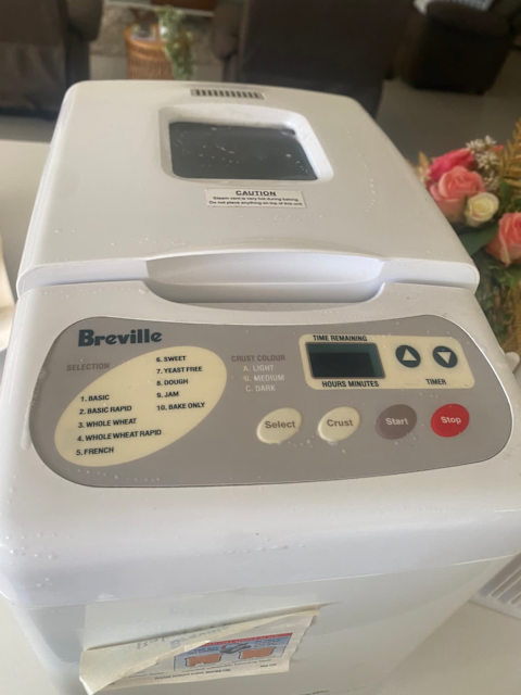 breville bread maker bb290 manual