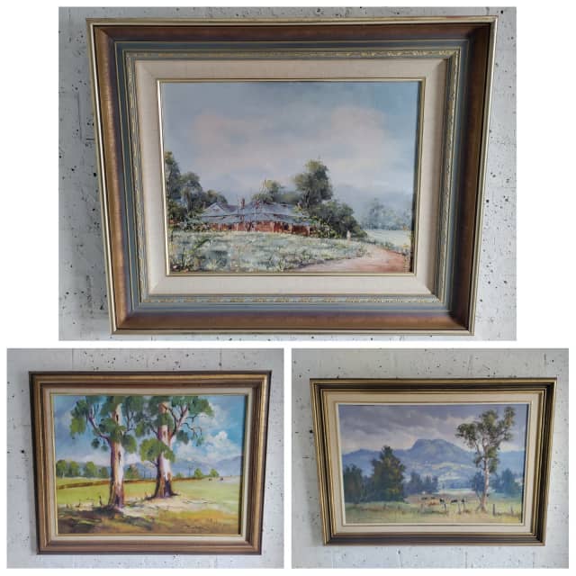 Vintage Australian Oil Paintings Art in Annandale NSW Gumtree Australia