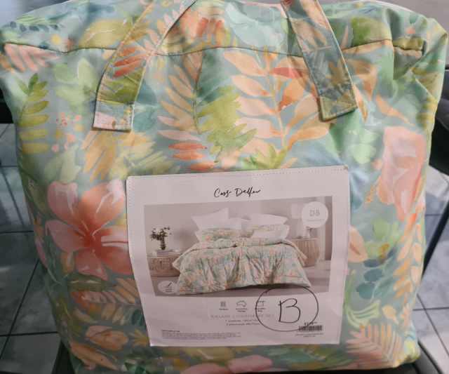 Double Bed Kalani Comforter Set Exc. Condition Beds Gumtree