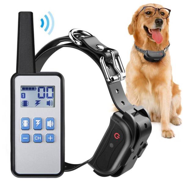Electric Rechargeable Remote Control Dog Training Collar Pet Products