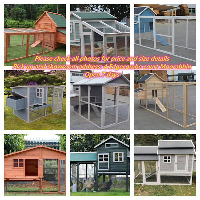 Chicken Coop Chook House Rabbit Hutch Ferret Guinea Pig Cage Cat house