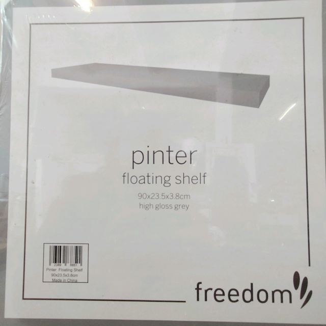 Pinter High gloss Grey floating shelf Bookcases & Shelves Gumtree Australia Newcastle Area