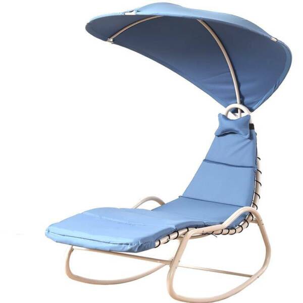 Hammock Swing Chair Outdoor Hanging Canopy Lounge Chaise Seat Patio