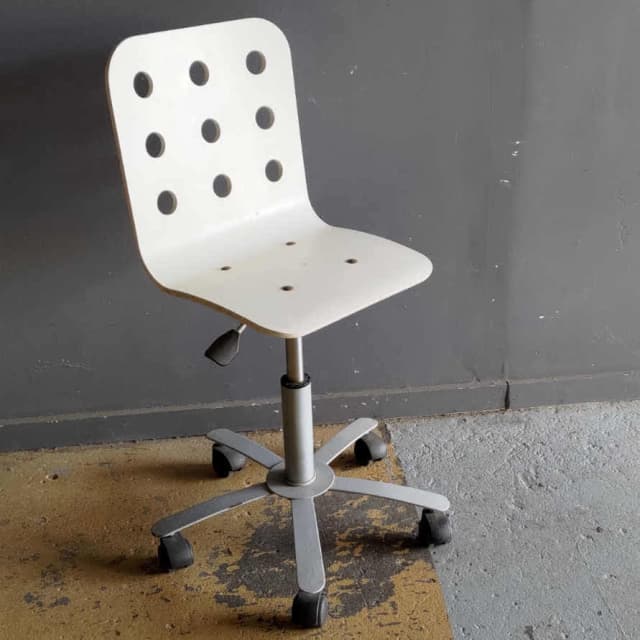 IKEA JULES kids desk chair with adjustable height and castors Office