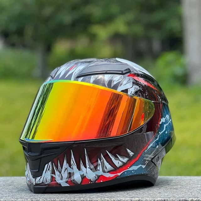 Devor / 3C DOT Full Face Dual Visors Bluetooth Motorcycle Helmet