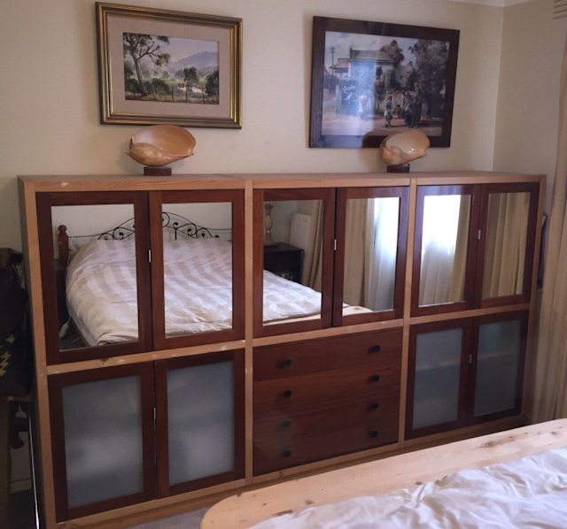 Impressive Functional One Only Custom Made Wall Unit Cupboard