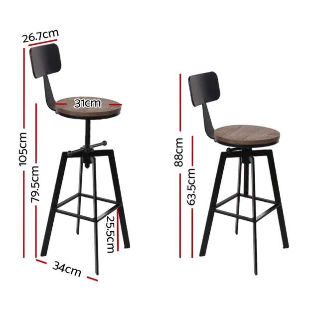 Bar Stools Kitchen Counter Chairs Vintage Metal Chairs Stools & Bar