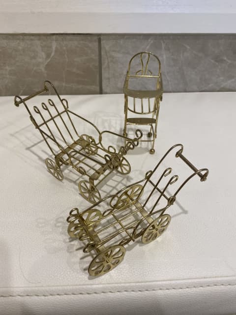 brass dollhouse furniture