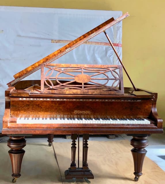 Ronisch Grand Piano Rachmaninoff Model Three Crown Keyboards & Pianos