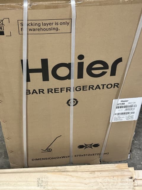 haier 75l bar fridge