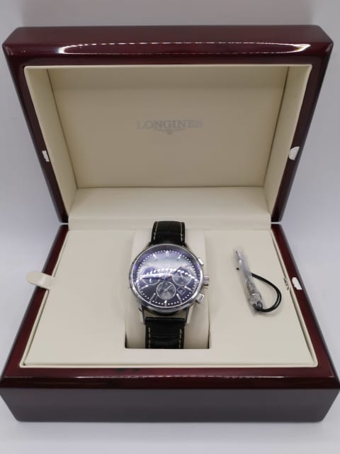 Longines Column Wheel Chronograph Watch L2.749.4 Very Good Box