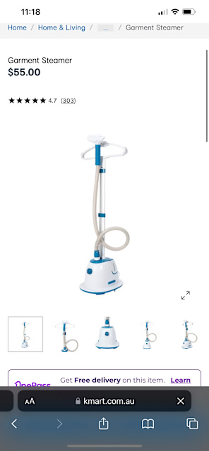 kmart anko garment steamer