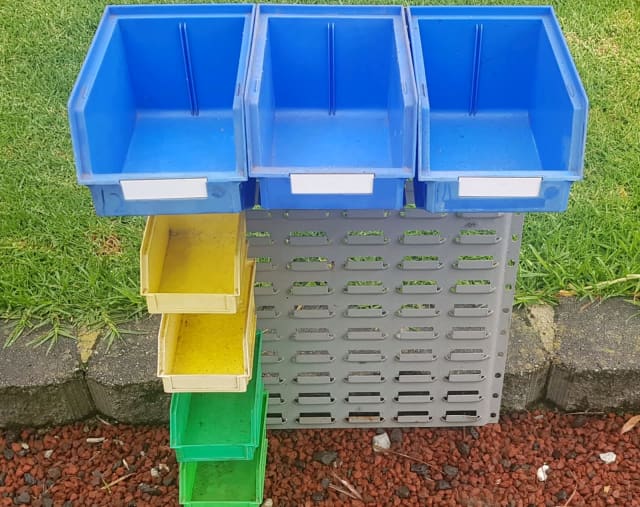 heavy duty industrial metal wall rack Tool Storage & Benches