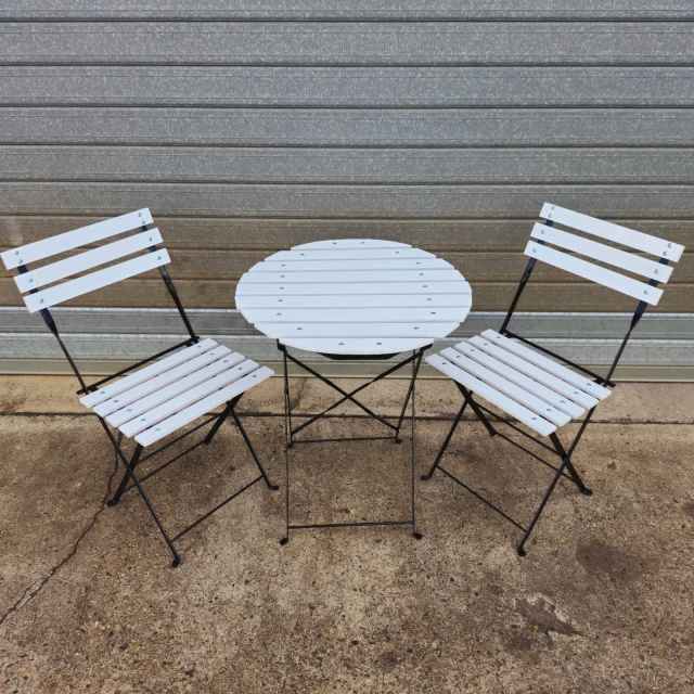 Restored 3 Piece Outdoor Setting Outdoor Dining Furniture Gumtree