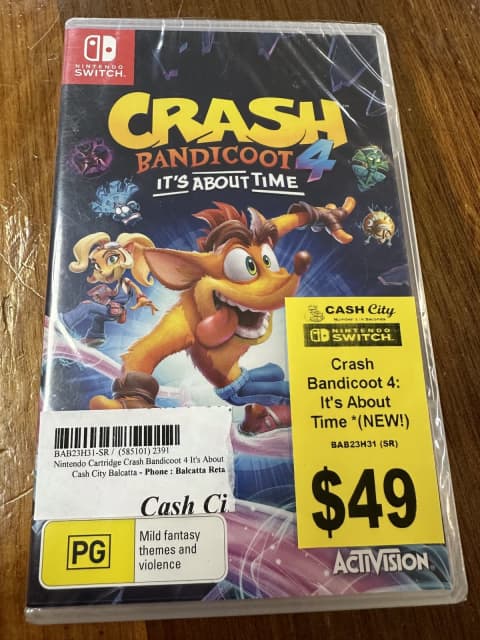 Crash Bandicoot Makes His Way Four-Ward to Next-Gen Consoles