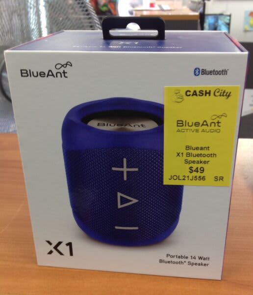 BlueAnt X1 Portable Bluetooth Speaker Blue 49 New Speakers in