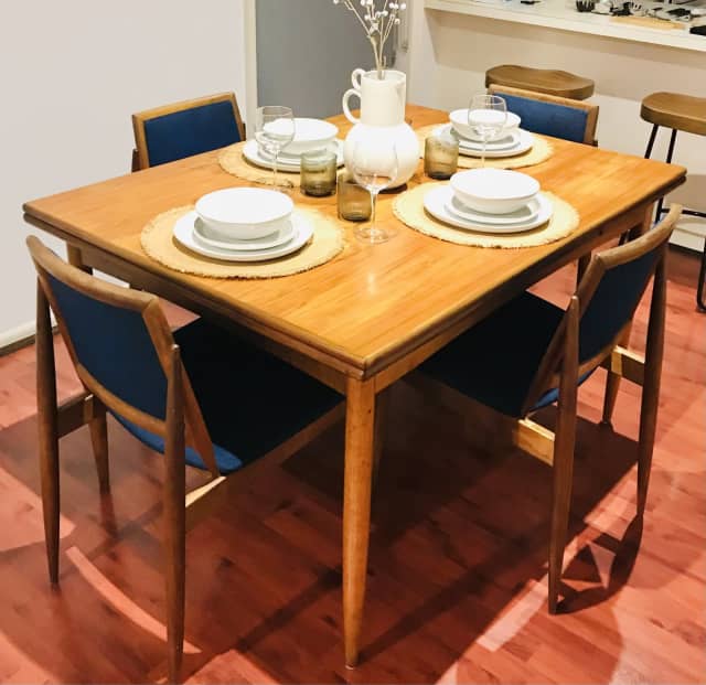 Mid century danish vintage dining setting Dining Chairs Gumtree