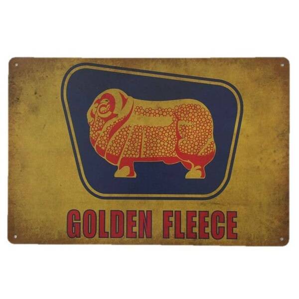 Golden Fleece Ram Motor Oil Tin Sign 30x20cm Man Cave New golden-fleece-ram-motor-oil-tin-sign-30x20cm-man-cave-new