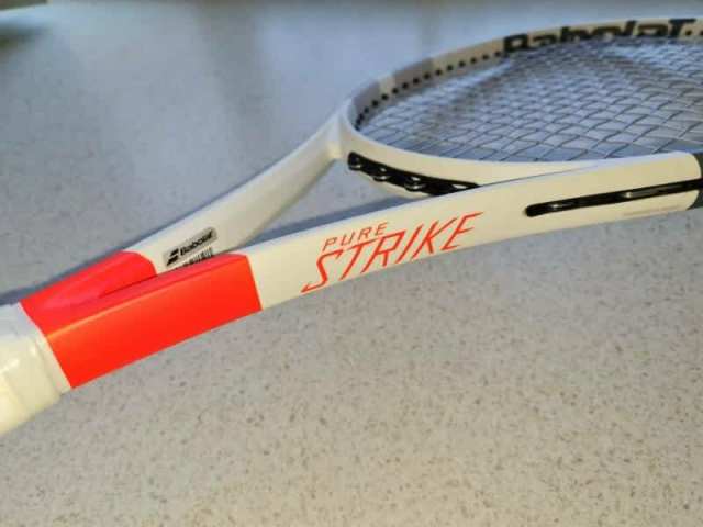 Babolat Pure Strike 16x19 customized tennis racquet strung 4 1 47