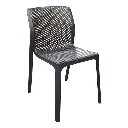 Bailey Outdoor Plastic Chair Stackable Dining Furniture Chairs Seating