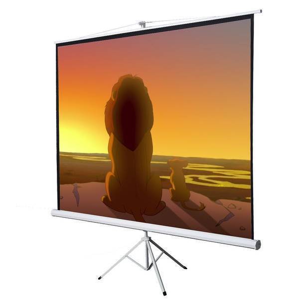Onebigoutlet 100" Tripod Stand Portable Projection Screen, 70"x70 Other Electronics