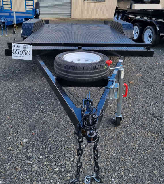 14x6, 6ft TANDEM CAR TRAILER BEAVER TAIL Trailers Gumtree