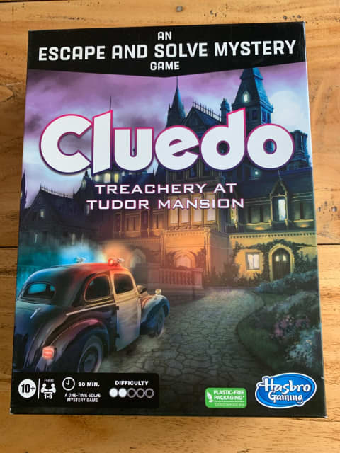 Cluedo Treachery at Tudor Mansion An Escape & Solve Mystery Game 