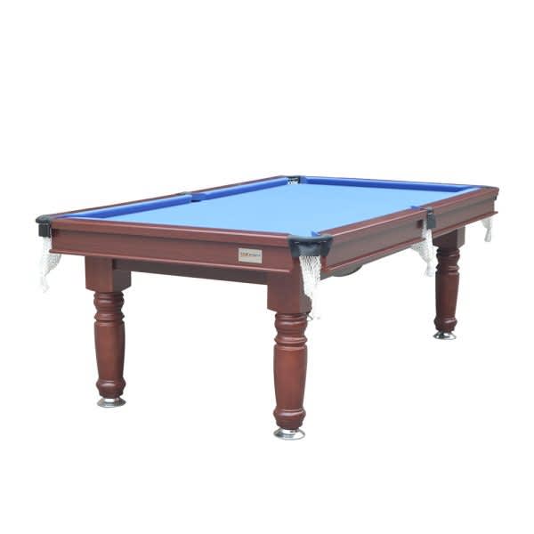 **Smart Pool Table with Round Solid Wood Legs Green, Blue** Dining
