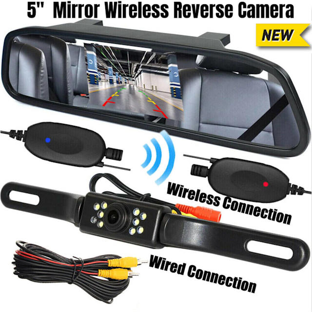New Wireless Car Backup Reverse Parking Camera Rear View System Night