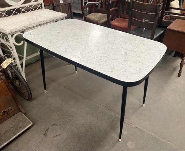 Retro Dining Table Black & White Dining Tables Gumtree Australia