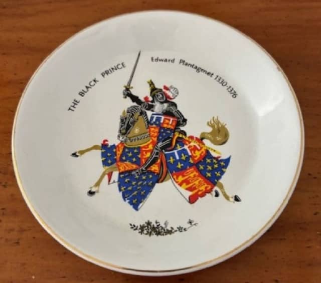 Vintage Plate Edward The Black Prince Collectables