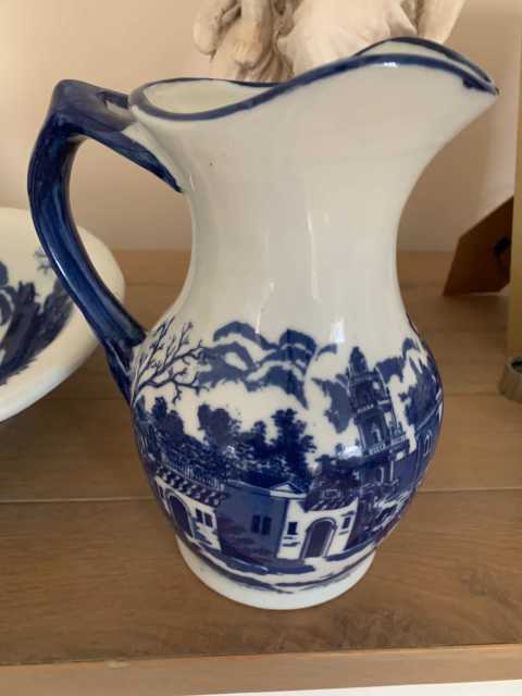 Vintage Blue Flow wash basin jug - Antiques in Mandurah WA | Gumtree ...