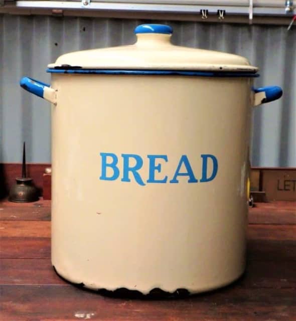 Vintage Large Enamel Bread Bin Collectables Gumtree Australia Armadale Area Mount Nasura