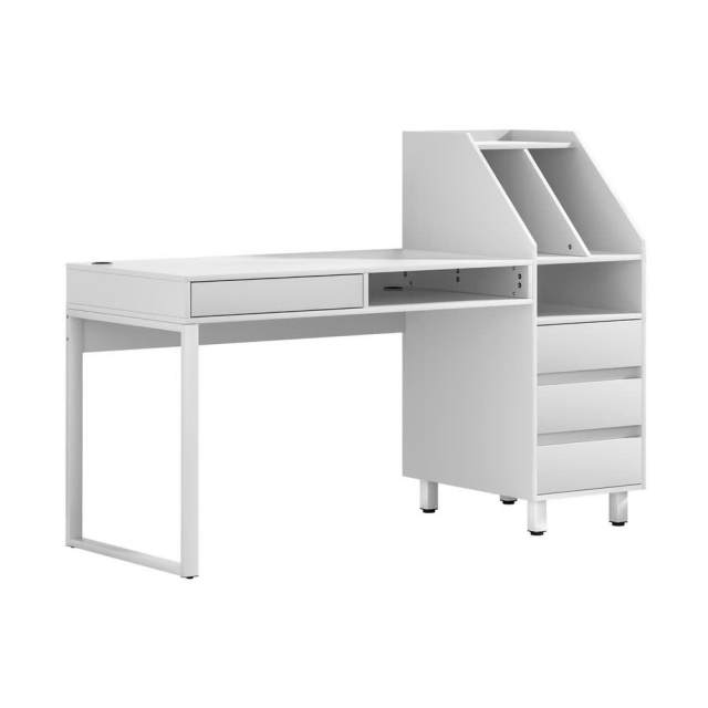 Artiss Computer Desk Office Study Desks Table Drawer Bookshelf Desks