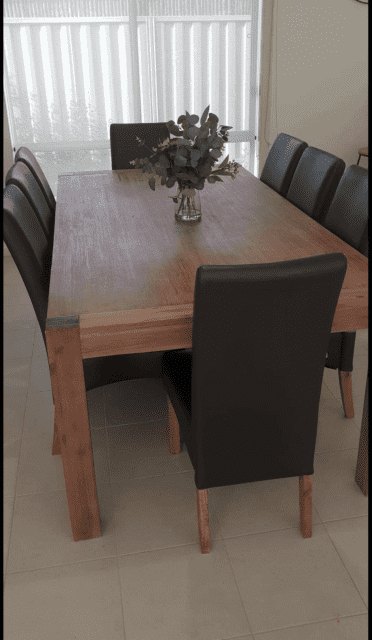 used 9 piece dining set