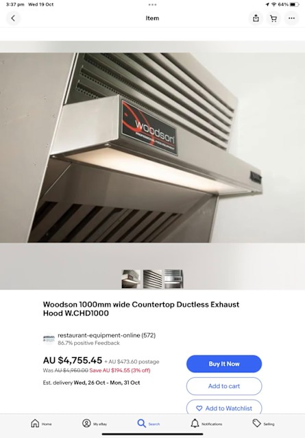 woodson exhaust canopy