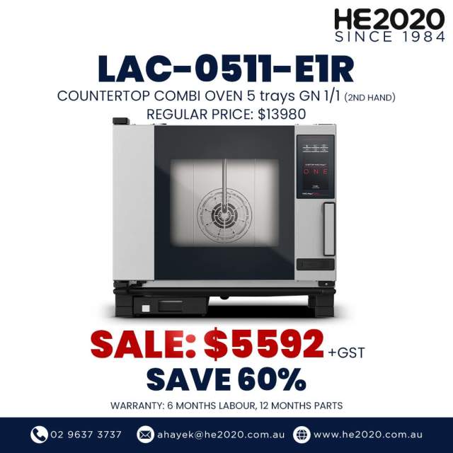 COUNTERTOP COMBI OVEN 5 trays GN 1/1 (2ND HAND) Ovens in Smithfield NSW Gumtree Australia